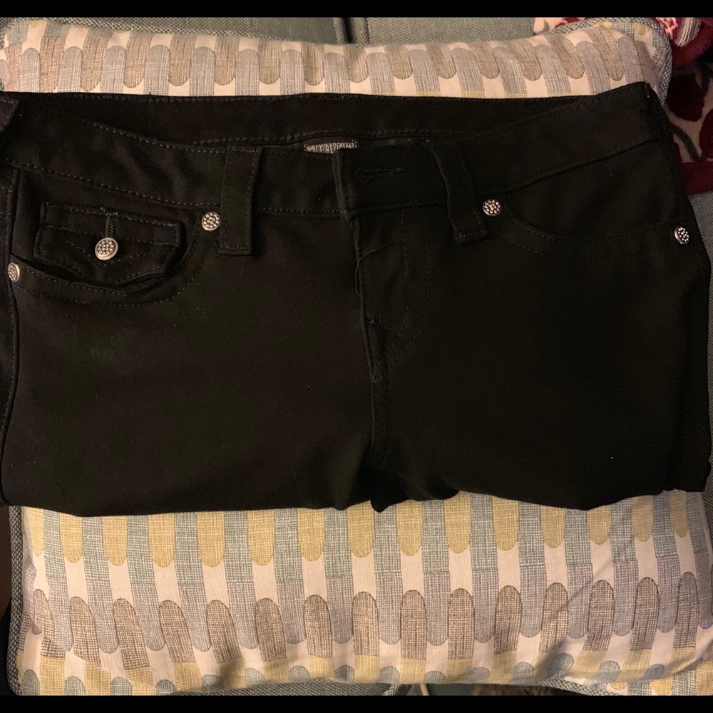 True Religion Misty Pave Stretch Ponte (Swarovski)